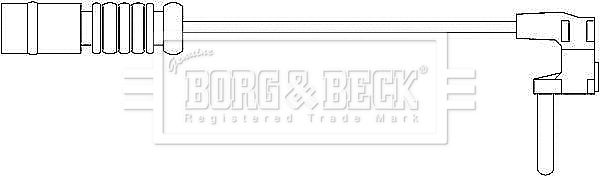 BORG & BECK Indikators, Bremžu uzliku nodilums BWL3002
